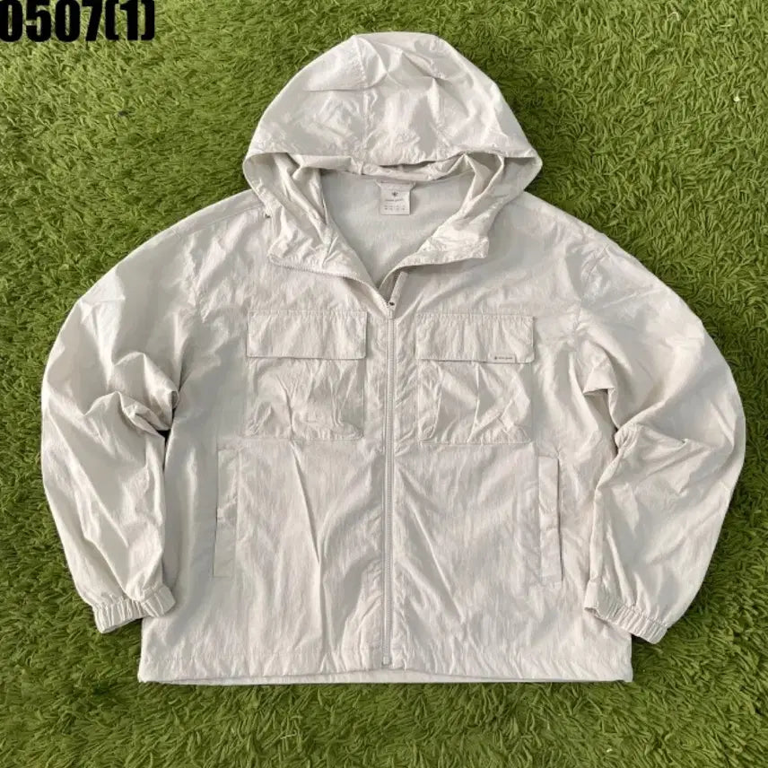 [BUNJANG] Snow Peak Ivory Hooded Zip-Up Jacket / 스노우피크 후드 집업 자켓 아이보리