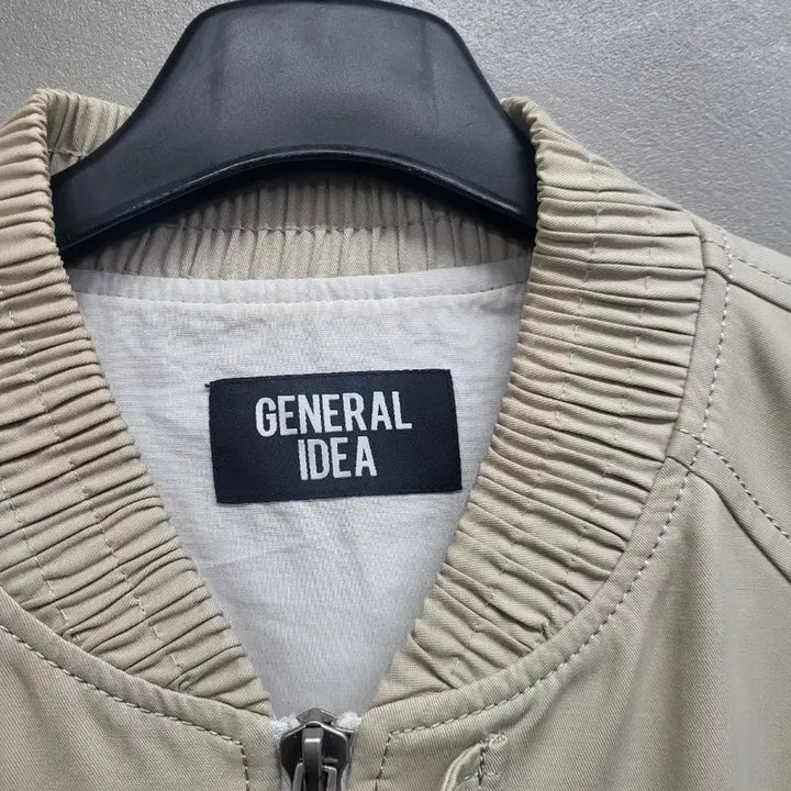 [BUNJANG] General Idea Beige Bomber Jacket / 제너럴아이디어 베이지 봄버 자켓가슴60 기장70