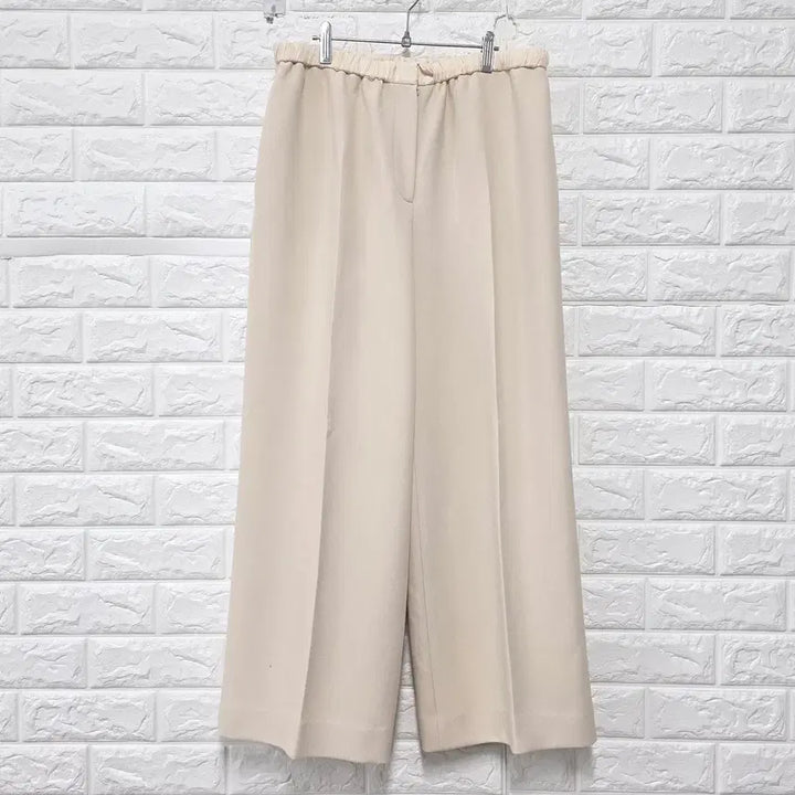 [BUNJANG] System Ivory Banding Wide Pants D121 / 30인치 21s 한섬 시스템 아이보리 밴딩 와이드 팬츠 D121