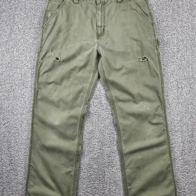 [BUNJANG] Carhartt Cotton Single Knee Carpenter Pants - 34x34 / 칼하트 코튼 싱글니 카펜터 팬츠 ( 34X34 ) / 12114