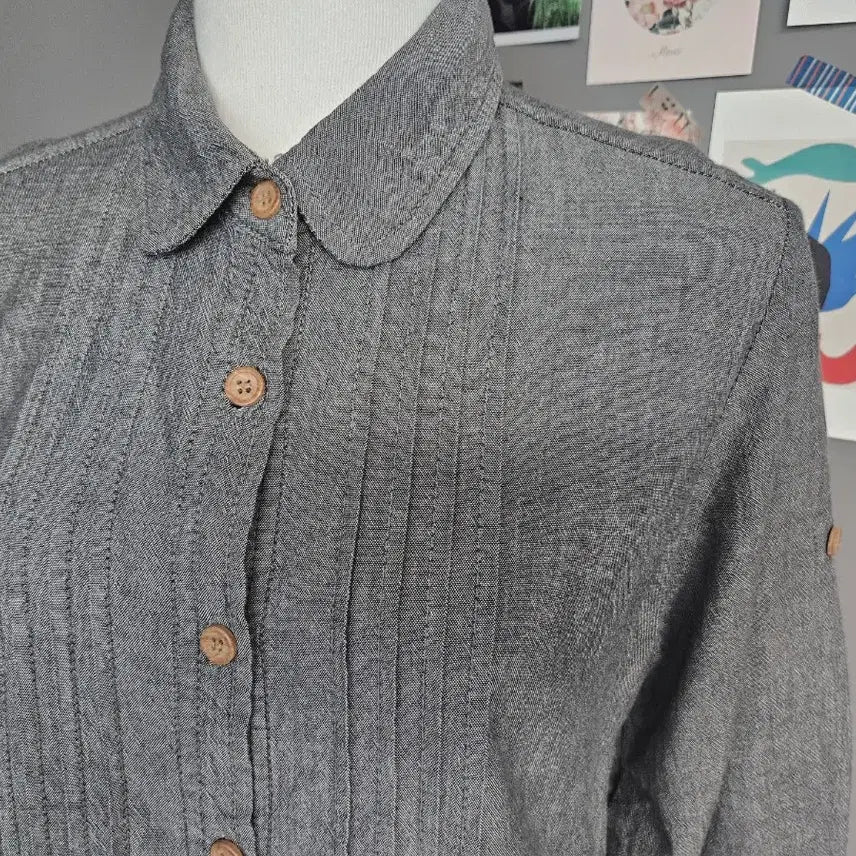 [BUNJANG] Vintage 3/4 Sleeve Blouse / 빈티지 칠부 블라우스