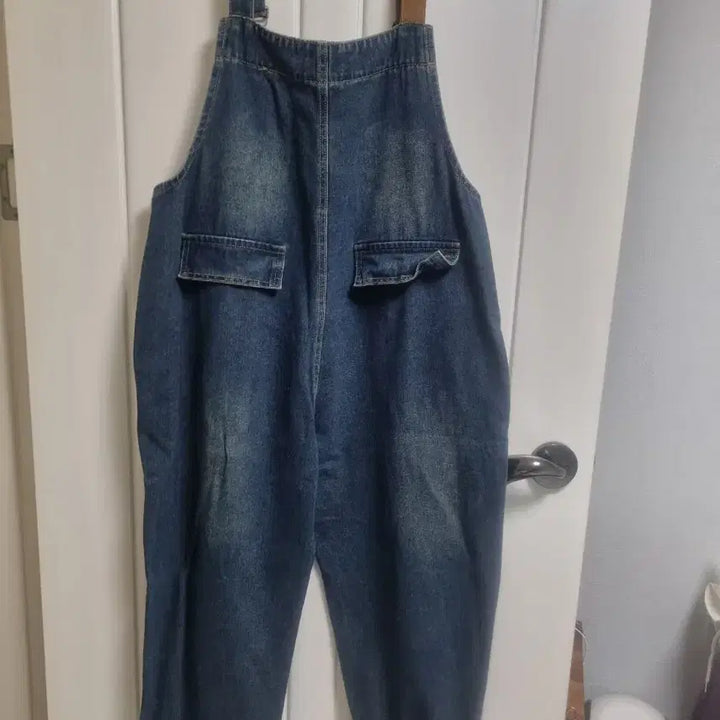 [BUNJANG] Denim Overall Pants Vintage Style / 데님 멜빵 배기스탈바지 빈티지 스타일