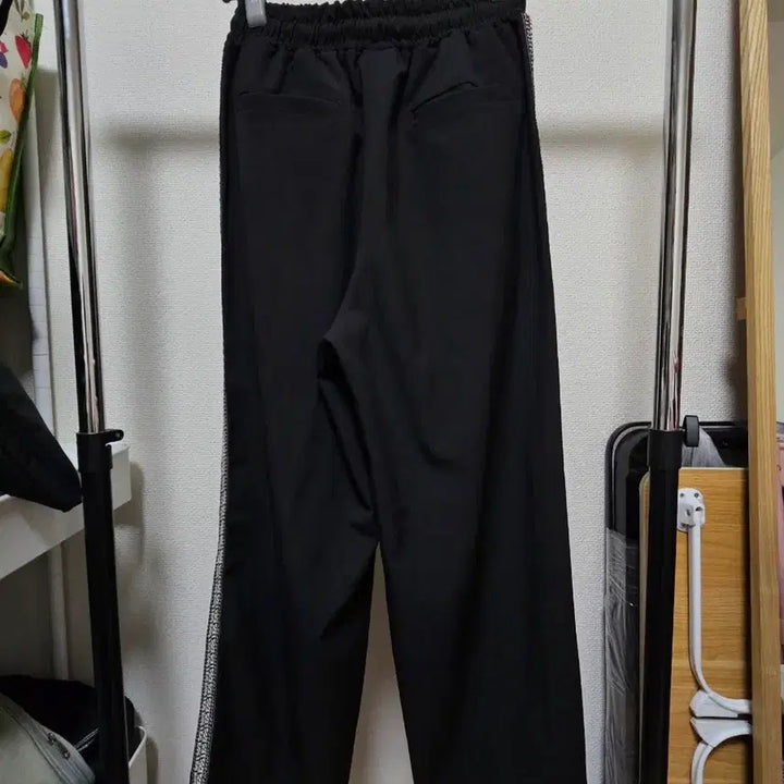 [BUNJANG] DNSR Ethnic Line Banding Pants Black S / DNSR 디앤써 에스닉 라인 밴딩 팬츠 블랙 S