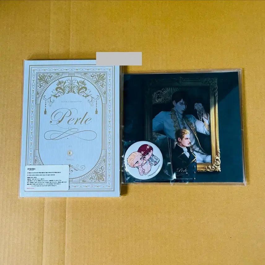 [BUNJANG] ACO Perle Script Book + Lens Cloth &amp; Badge Set / ACO Perle 펄 대본집 + 안경닦이 뱃지 세트