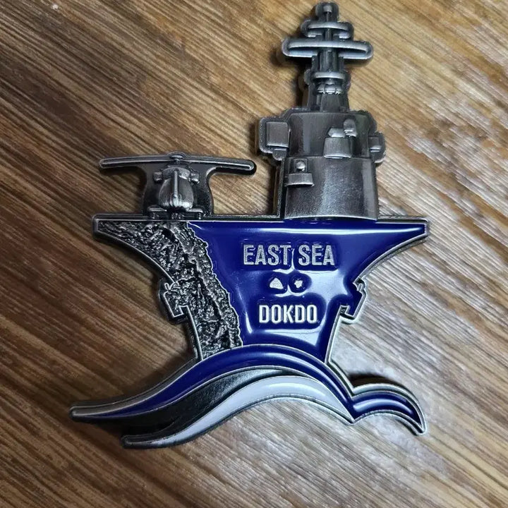[BUNJANG] Dokdo Ship Commemorative Coin / 해군 독도함 기념코인(부대군대)