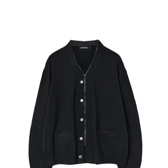 [BUNJANG] HAECHINGROOM Zip-Up Cardigan Black Size 2 / 해칭룸 집업 가디건 블랙 2사이즈