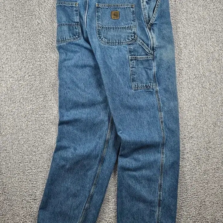 [BUNJANG] Carhartt Denim Single Knee Carpenter Pants / 칼하트 데님 싱글니 카펜터 팬츠 (34X34추정) / 12115