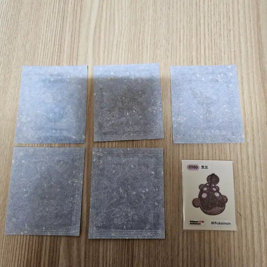 [BUNJANG] Pokemon 30th Anniversary &amp; Artwork Mini Stickers / 포켓몬스터 띠부씰 30주년 아트워크 판매