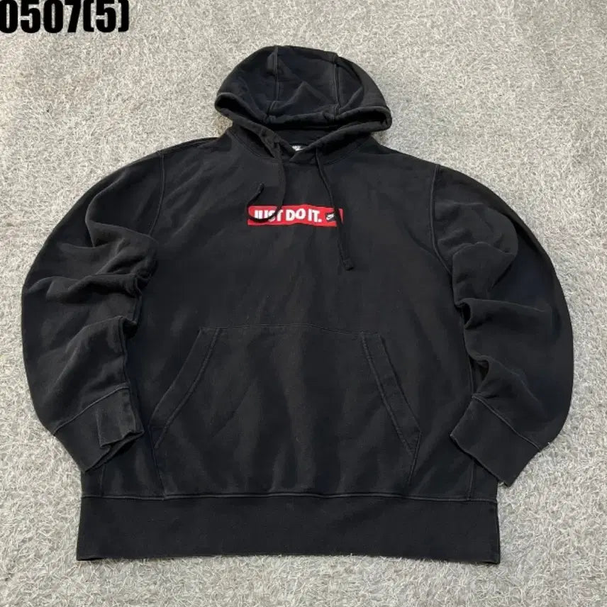 [BUNJANG] Nike Just Do It Black Hoodie / 나이키 Just Do It 블랙 후드티