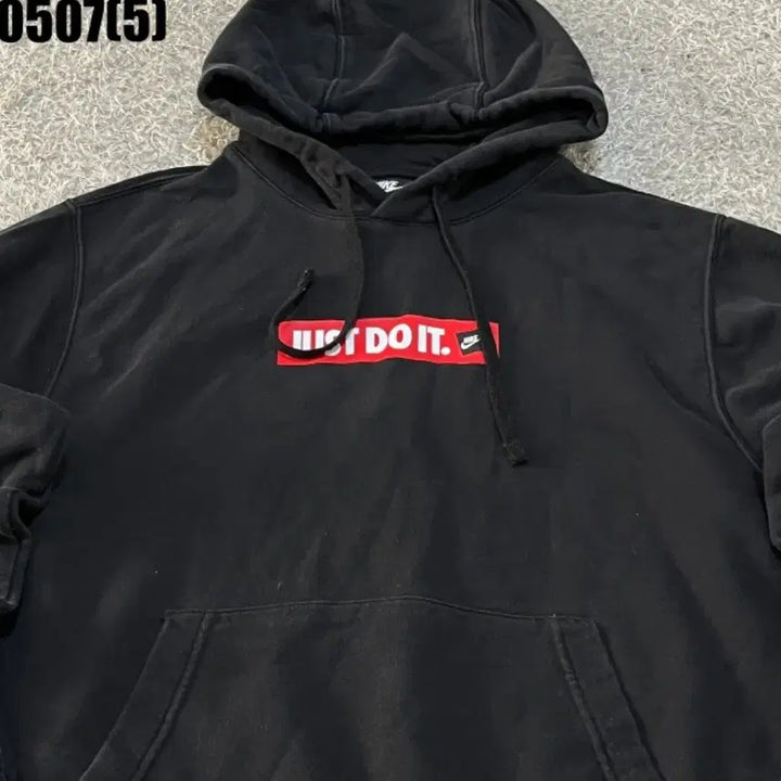 [BUNJANG] Nike Just Do It Black Hoodie / 나이키 Just Do It 블랙 후드티