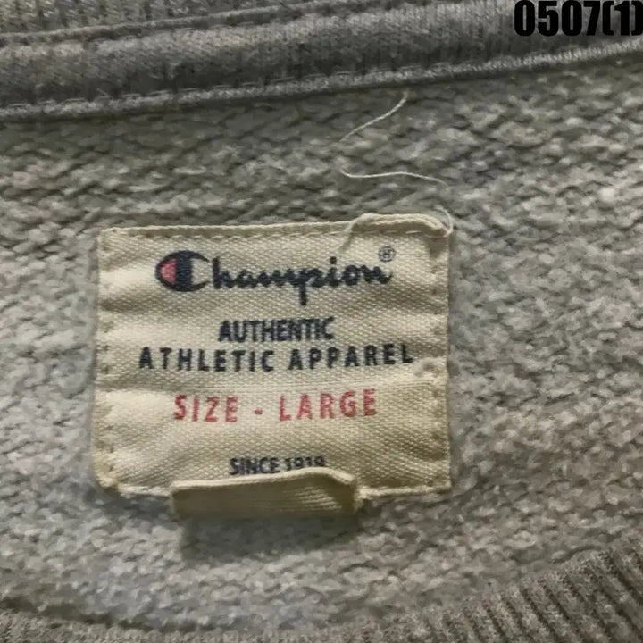 [BUNJANG] Champion Sweatshirt Grey L / 챔피온 맨투맨 티셔츠 회색 L