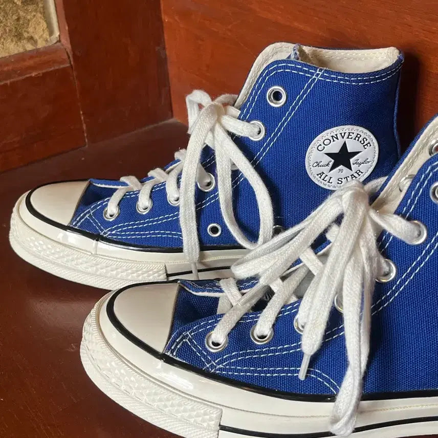 [BUNJANG] Converse Chuck Taylor 70 High Rush Blue / 컨버스 척테일러 70 하이 러쉬 블루입니다.  사이즈는 230mm이고 전