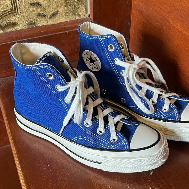 [BUNJANG] Converse Chuck Taylor 70 High Rush Blue / 컨버스 척테일러 70 하이 러쉬 블루입니다.  사이즈는 230mm이고 전