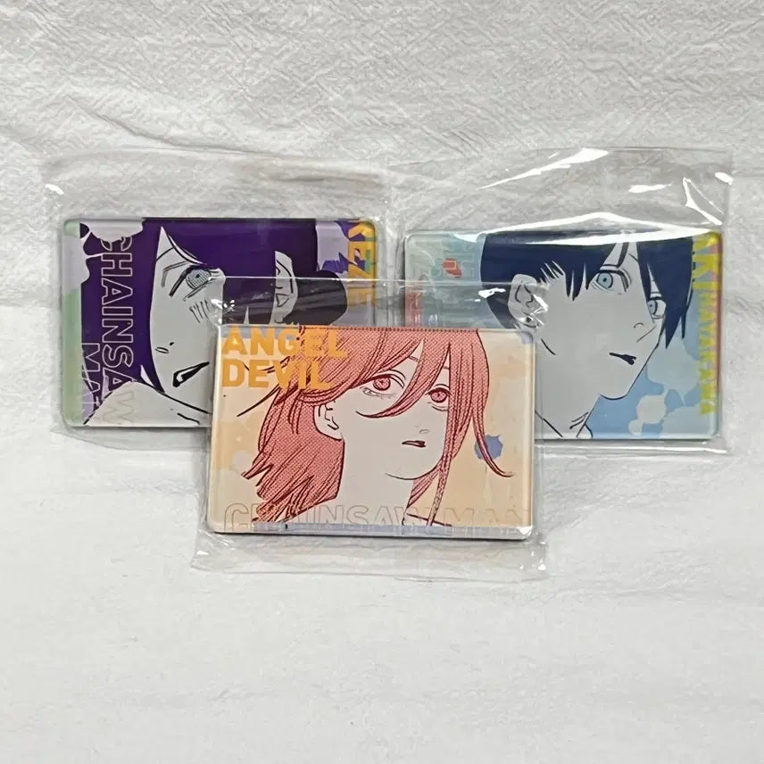 [BUNJANG] Chainsaw Man Acrylic Magnet Set - Reze, Aki, Angel Devil / 체인소맨 아크릴 마그넷 레제 아키 천사의악마 자석 방꾸
