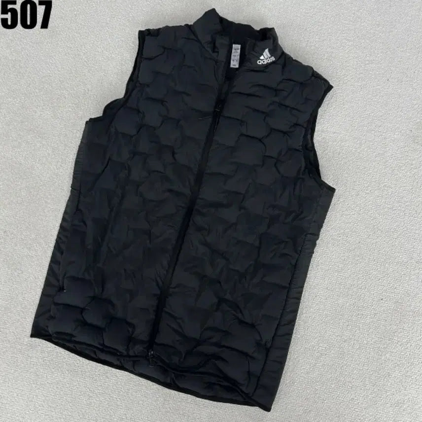 [BUNJANG] Adidas Black Padded Vest M / 아디다스 블랙 패딩 조끼 M