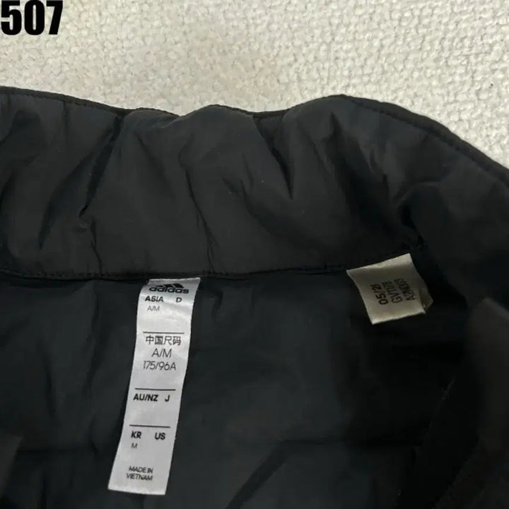 [BUNJANG] Adidas Black Padded Vest M / 아디다스 블랙 패딩 조끼 M