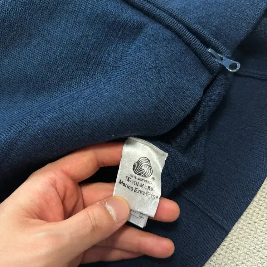[BUNJANG] Lacoste Two-Way Knit Zip-Up / 라코스테 투웨이 니트 집업