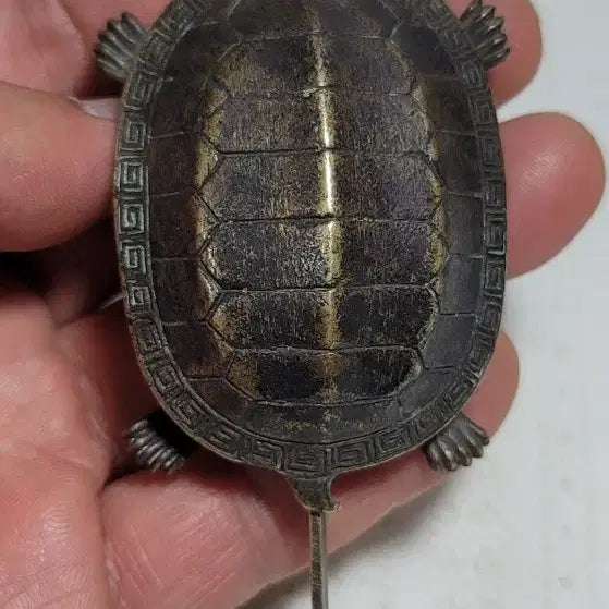 [BUNJANG] Brass Turtle Lock (Small) - Rare Folk Item / 황동거북자물쇠(소형열쇠)희귀민속품