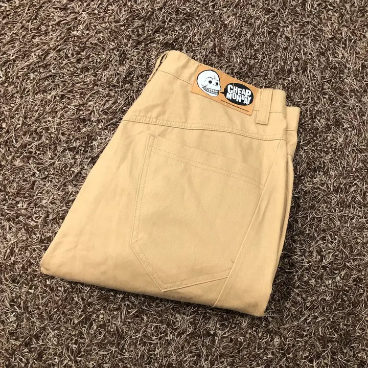 [BUNJANG] Chip Monday Beige Cotton Pants 32 / 3 칩먼데이 베이지 면바지 32