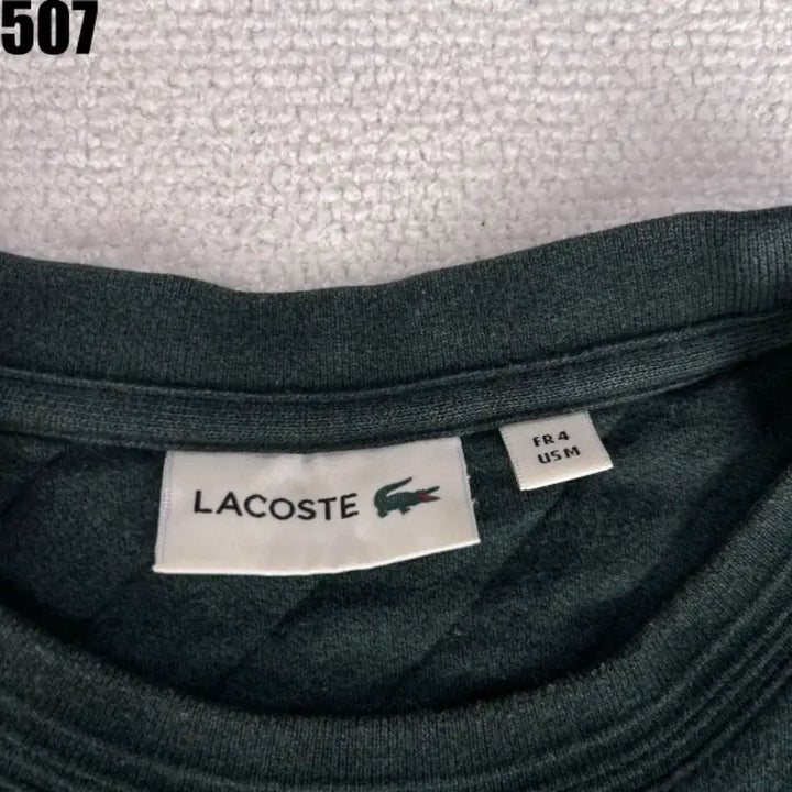 [BUNJANG] Lacoste Quilted Sweatshirt Green / 라코스테 퀼팅 맨투맨 그린 4