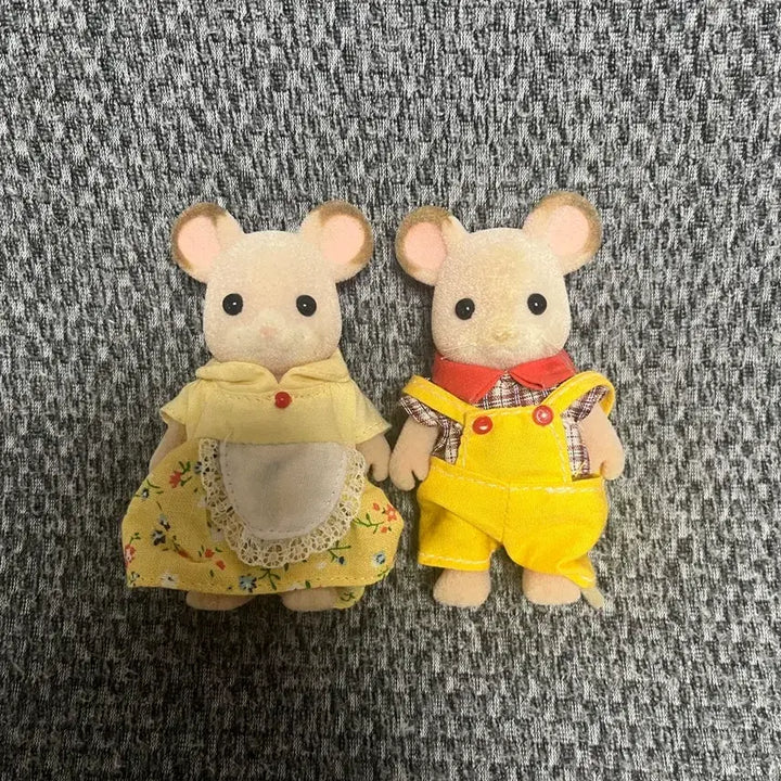 [BUNJANG] Sylvanian Families Acorn Mouse Family Set / 실바니안 도토리쥐 엄마 아빠 일괄