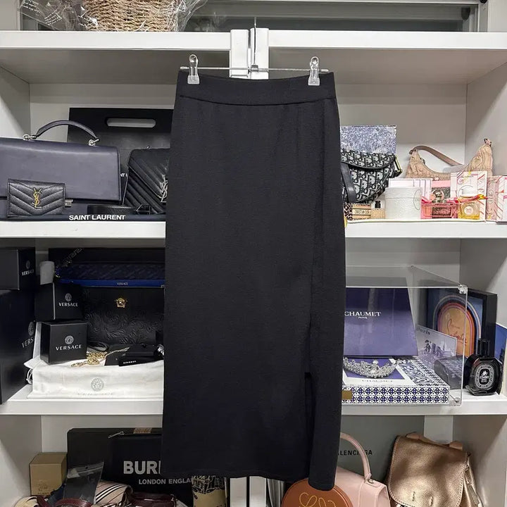 [BUNJANG] Hanssum Tom Greyhound Black Long Skirt / [ 한섬 ] 톰그레이하운드 블랙컬러 롱 스커트
