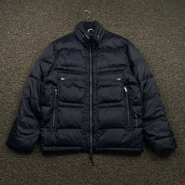 [BUNJANG] Calvin Klein Black Bluezong Bomber Jacket / 캘빈클라인 블랙 블루종 봄버 자켓
