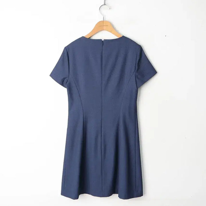 [BUNJANG] Theory Panel Shift Dress Navy / 44/띠어리 패널 쉬프트 원피스