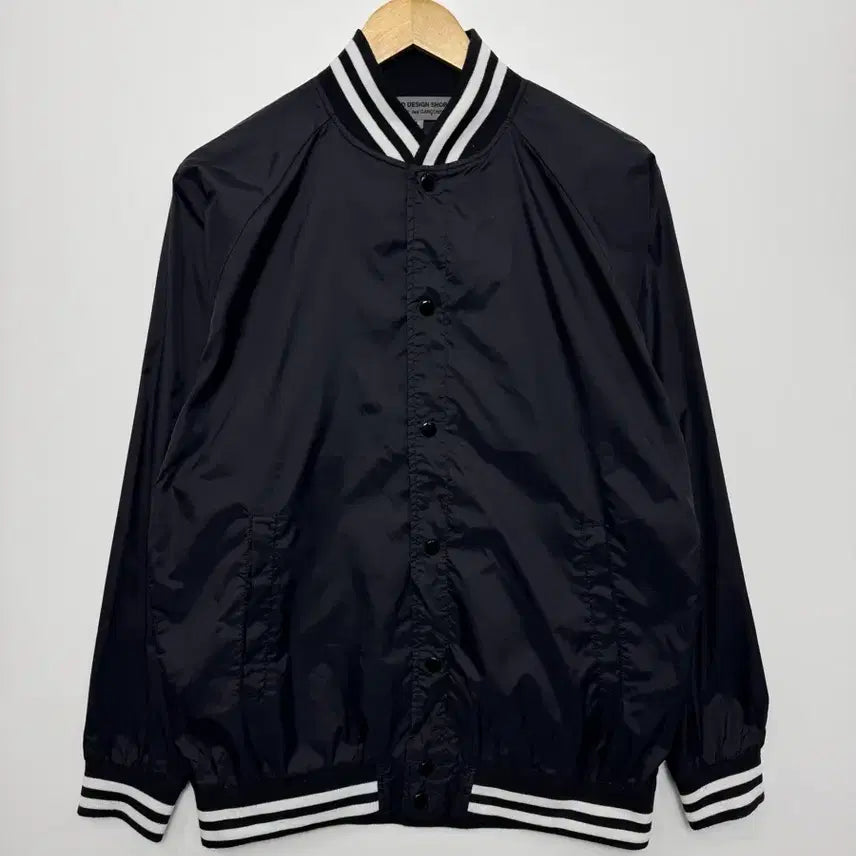 [BUNJANG] Comme des Garçons CDG Black Stadium Jacket / CDG 꼼데가르송 블랙 코치 스타디움 자켓