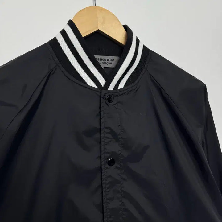 [BUNJANG] Comme des Garçons CDG Black Stadium Jacket / CDG 꼼데가르송 블랙 코치 스타디움 자켓