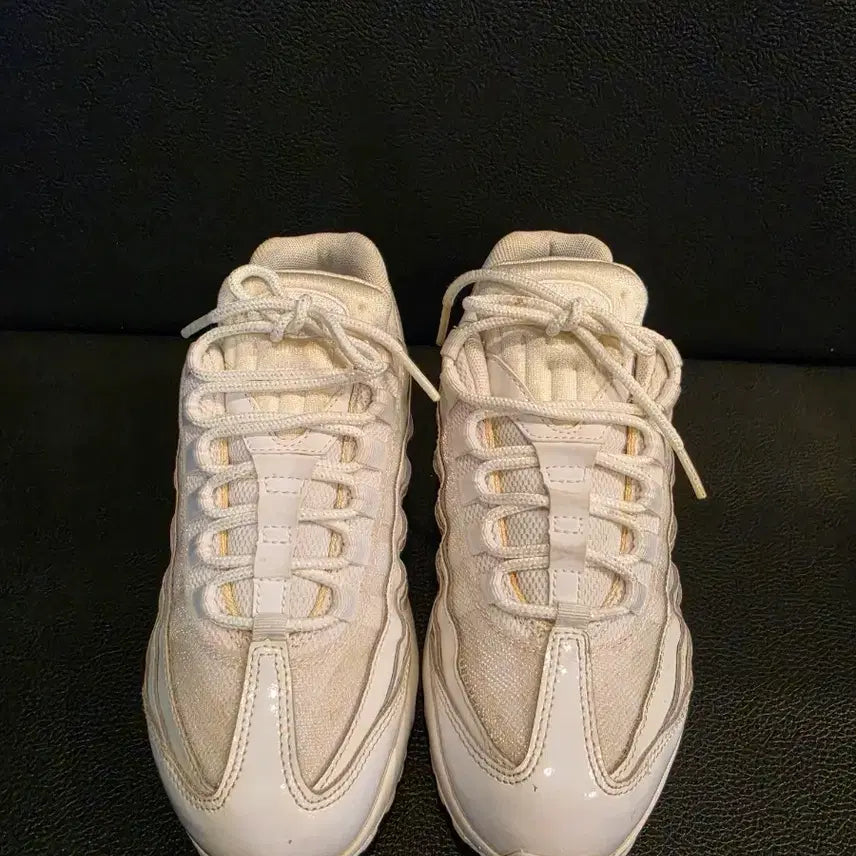 [BUNJANG] Nike Air Max 95 All White Sneakers / 나이키 에어맥스95 올 화이트