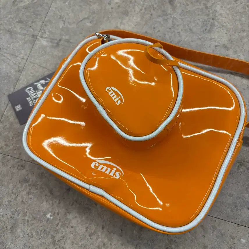 [BUNJANG] Emis Orange Shoulder Bag / 이미스 주황 숄더백 