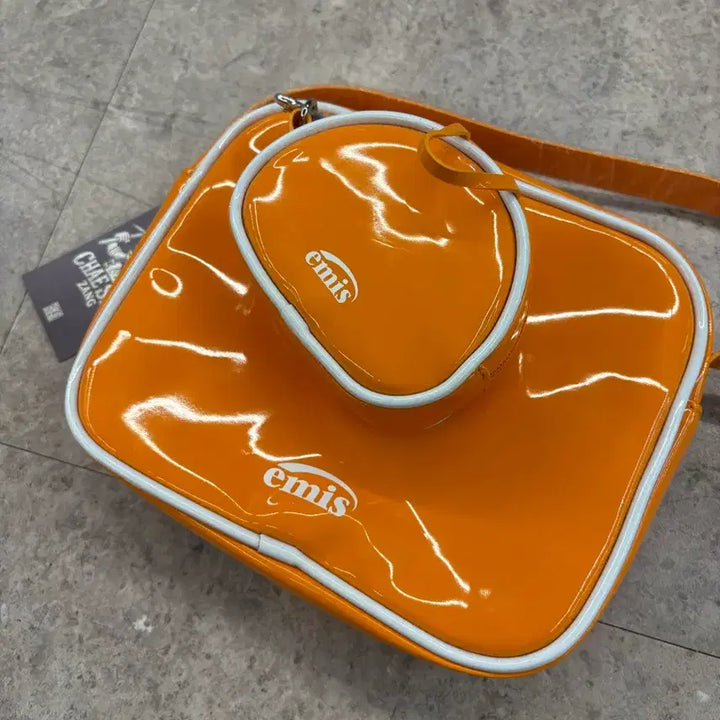 [BUNJANG] Emis Orange Shoulder Bag / 이미스 주황 숄더백 