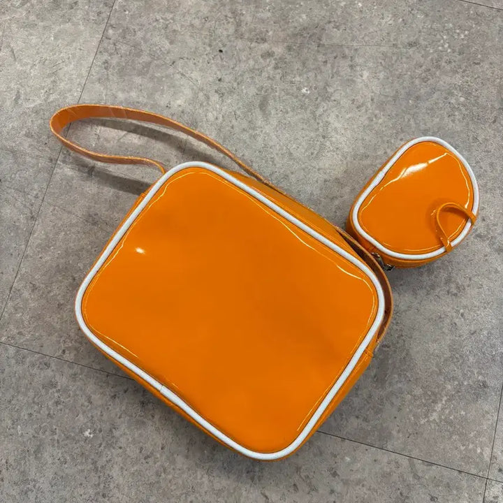 [BUNJANG] Emis Orange Shoulder Bag / 이미스 주황 숄더백 