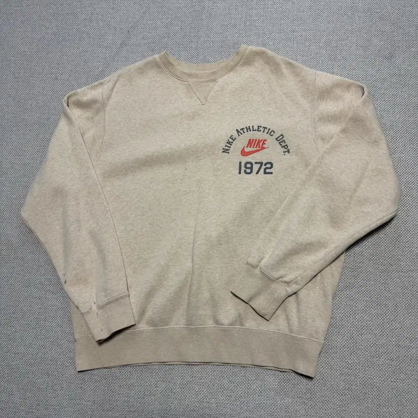 [BUNJANG] Nike 1972 Logo Fleece Sweatshirt / 나이키 1972 로고 기모 맨투맨