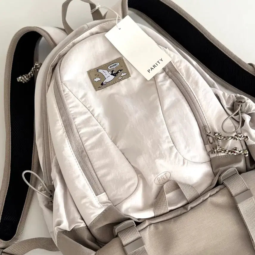 [BUNJANG] Parity Backpack Ivory/Gray / [새제품] PARITY 패리티 백팩 아이보리/그레이