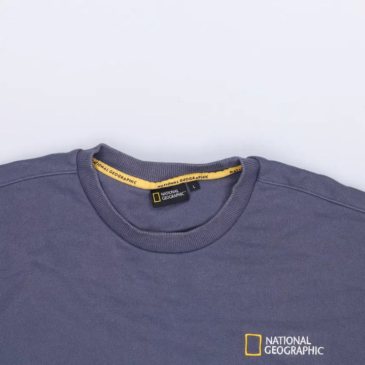 [BUNJANG] National Geographic Small Logo Sweatshirt / L 내셔널지오그래픽 스몰로고맨투맨 0507H1