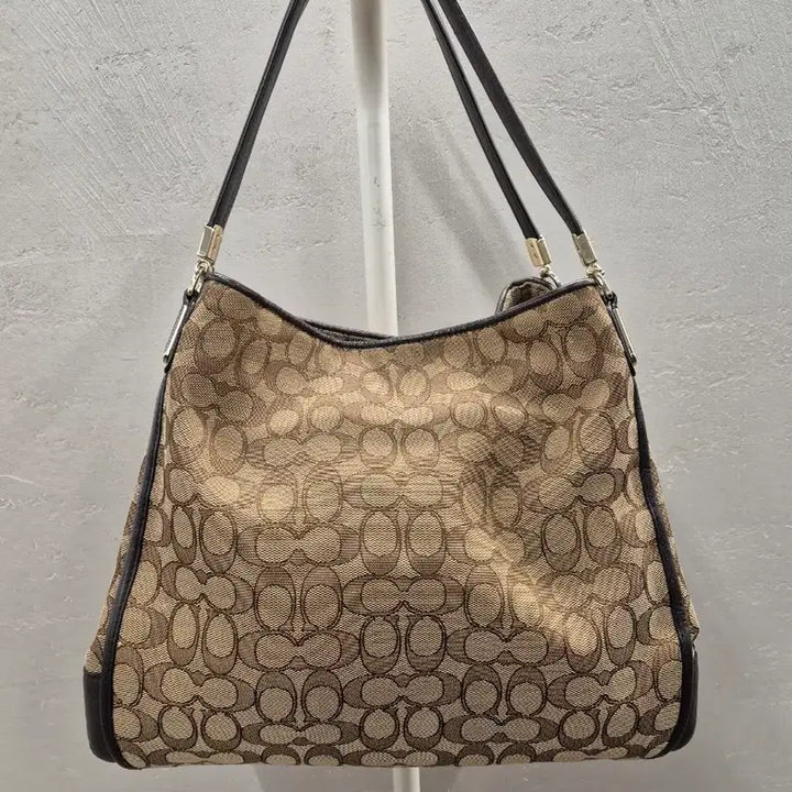[BUNJANG] Coach Signature Shoulder Bag Brown / 코치 시그니처 숄더백 브라운