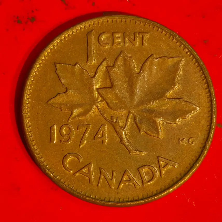 [BUNJANG] 1974 Canada 1 Cent Coin / 1974 캐나다 1센트 동전 M2349