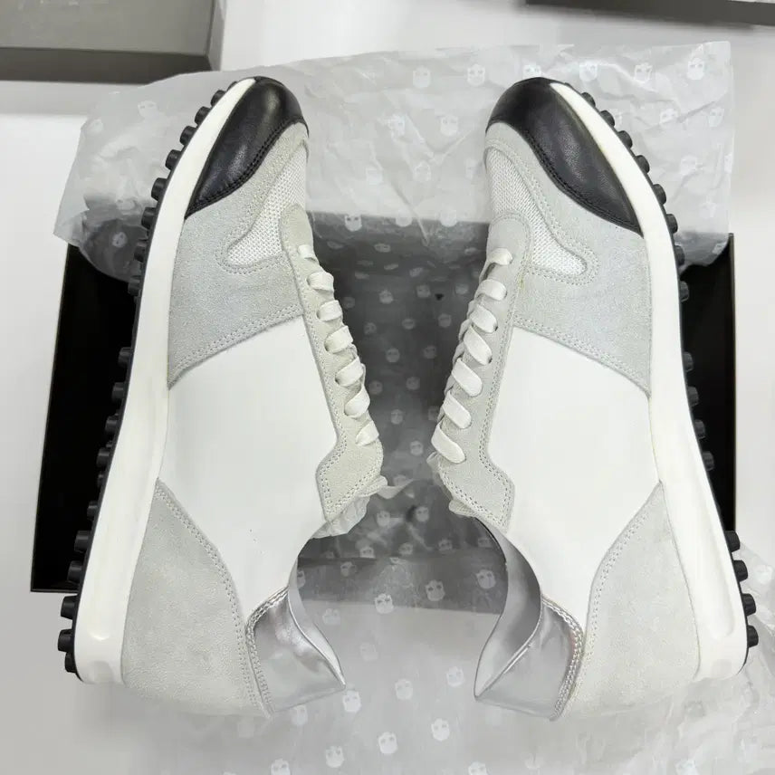 [BUNJANG] Hydrogen White Black Sneakers / (새 상품)하이드로겐(HYDROGEN) 스니커즈 / 화이트 블랙  /정품