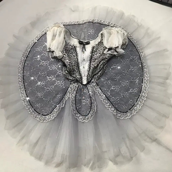 [BUNJANG] Ballet Costume with Lace and Sequins / 발레의상