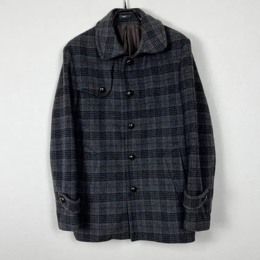 [BUNJANG] BON Wool Check Coat / BON 본 울 체크 코트 남95 라덴 빈티지