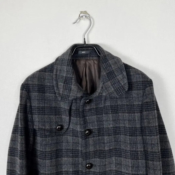 [BUNJANG] BON Wool Check Coat / BON 본 울 체크 코트 남95 라덴 빈티지