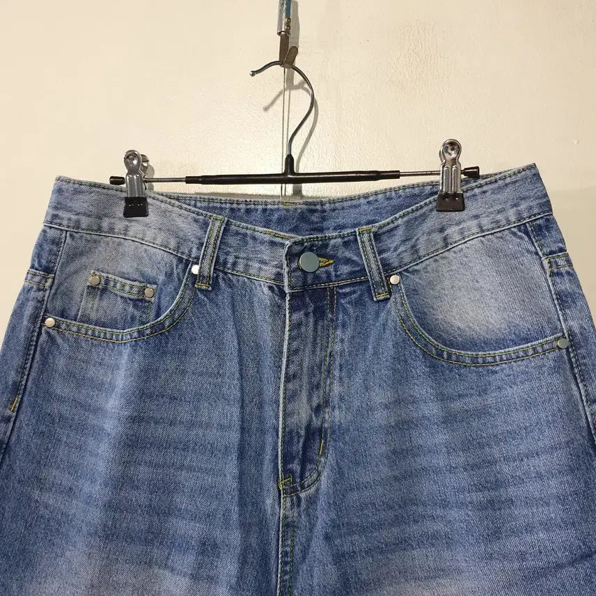 [BUNJANG] Sandy Bermuda Denim Pants (2 Colors) / SS신상) 샌디 버뮤다 데님팬츠 2color M,L