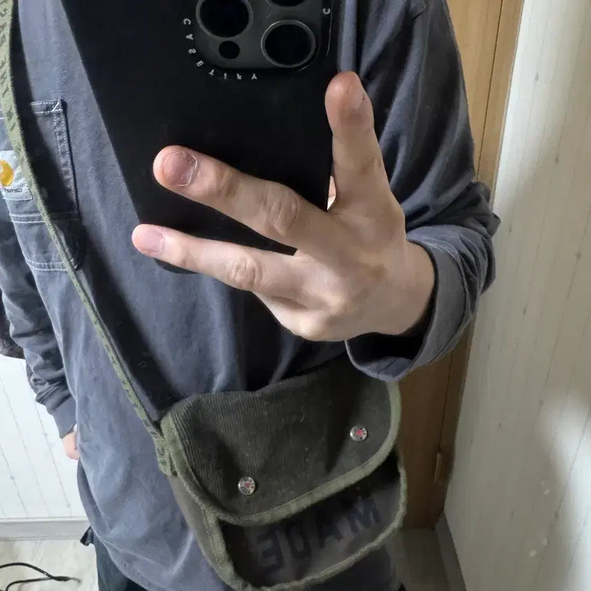 [BUNJANG] Human Made Shoulder Bag / 휴먼메이드 숄더백