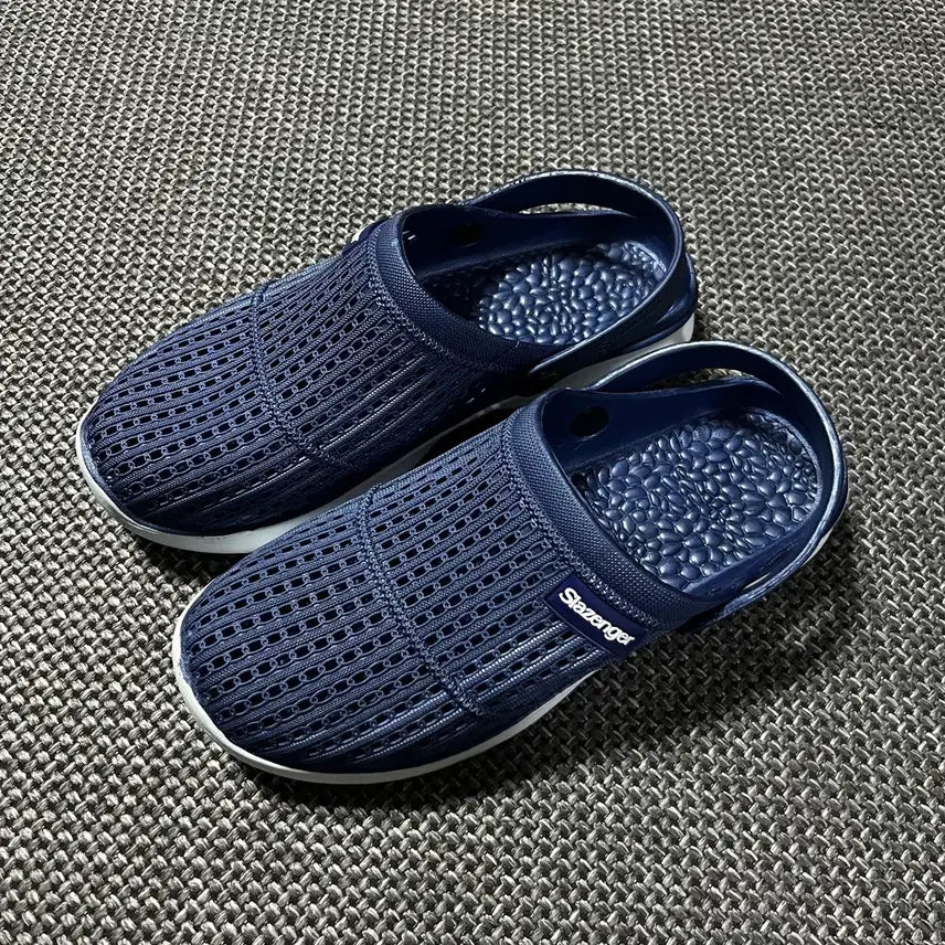 [SOLD OUT] 슬레진저 네이비 메쉬 슬리퍼 40
