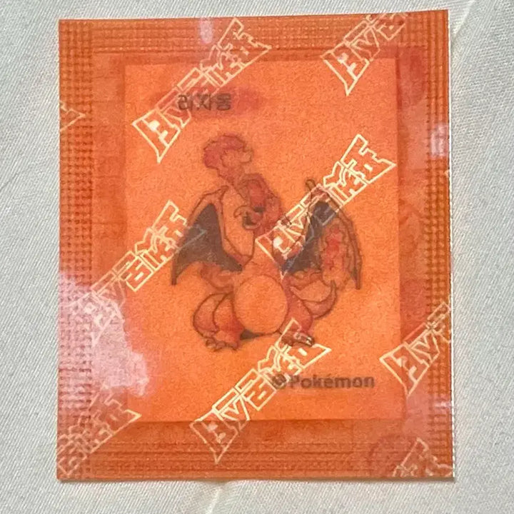 [BUNJANG] Pokemon Bread 30th Anniversary 1996 Charizard Sticker (Sealed) / 포켓몬 빵 30주년 1996 리자몽 띠부실 미개봉