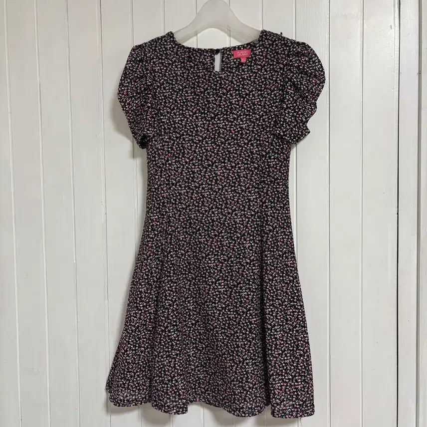 [BUNJANG] Plastic Island Flower Pattern Mini Dress Women&