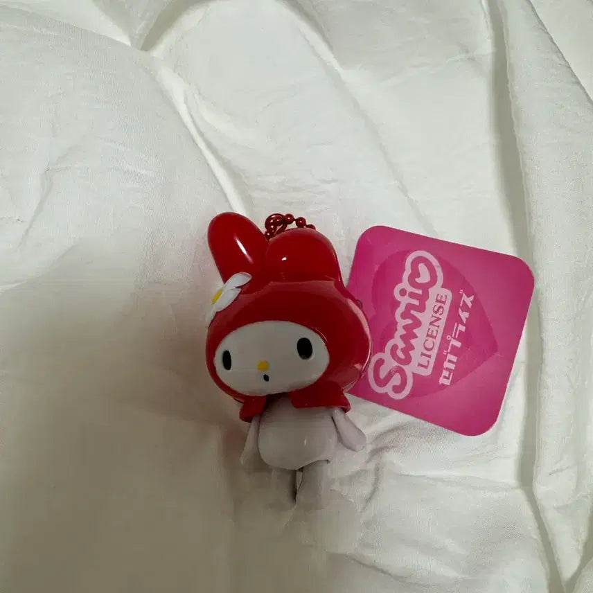 [BUNJANG] Red Mame-long Dangling Charm Keychain / 빨간마멜 달랑이 키링