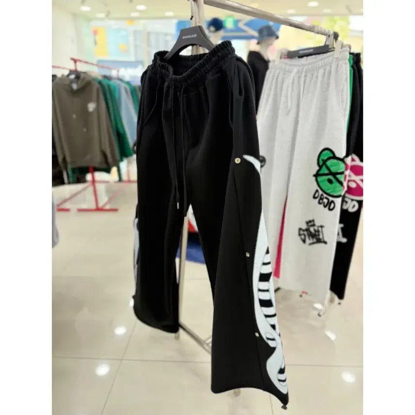 [BUNJANG] Double JD Flame Side Snap Pants JGZK80202 / Double jd 불꽃 사이드 스냅 팬츠 JGZK80202